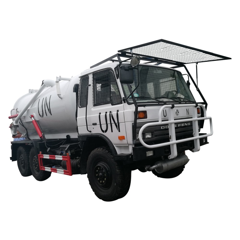 Tanque de aguas residuales de camión Dongfeng 6 * 6